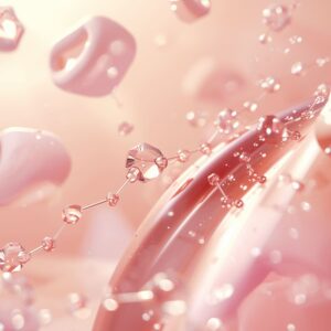 Lucid_Origin_ultra_macro_photorealistic_collagen_peptide_molec_1